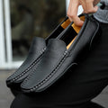 Italian Genuine Leather Men’s Loafers Driving Shoes