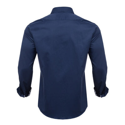 New 100% Cotton Long Sleeve   Slim Formal Casual Shirt