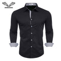 New 100% Cotton Long Sleeve   Slim Formal Casual Shirt