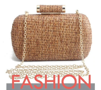 Summer Fashion Hand-woven Straw Bag  Clutch Purse