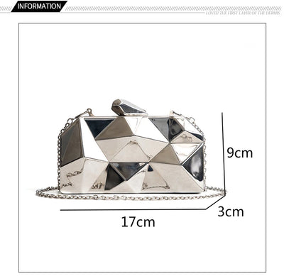 High-Quality Hexagon Clutches Fashion Bags
