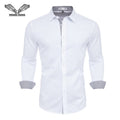 New 100% Cotton Long Sleeve   Slim Formal Casual Shirt