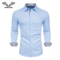New 100% Cotton Long Sleeve   Slim Formal Casual Shirt