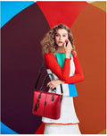 Vintage Style Designer Big Crossbody Leather Handbags