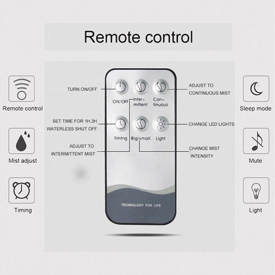 Aroma Ultrasonic Remote Electric Essential Oil Aromatherapy Diffuser 550ML