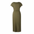 New Elegant Summer Fashion O-Neck Split Dress
