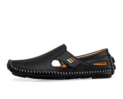 Hook & loop Fashion Breathable Moccasins For Men