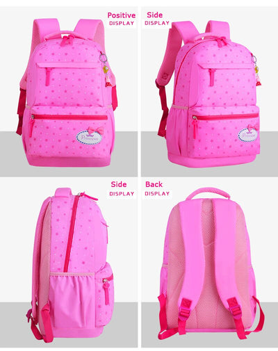 3pcs/Set Children Teenagers Girls Printing School Backpack