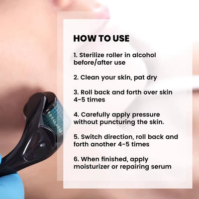 Derma Roller Microneedle for Face and Scalp