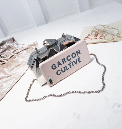High-Quality Hexagon Clutches Fashion Bags