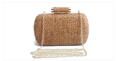 Summer Fashion Hand-woven Straw Bag  Clutch Purse