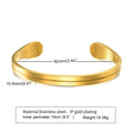 Thin Stainless Steel Bangle Bracelet,  Gifts for Him, Father's Day Gifts