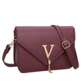 Stone Pattern Handbag Crocodile Leather Crossbody Bags