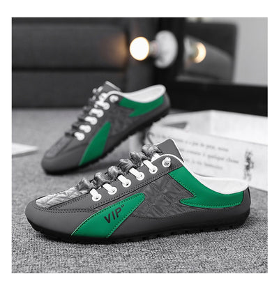 New Summer Style Lat-Soled Wild Flat-bottomed Half Slipper Sneakers