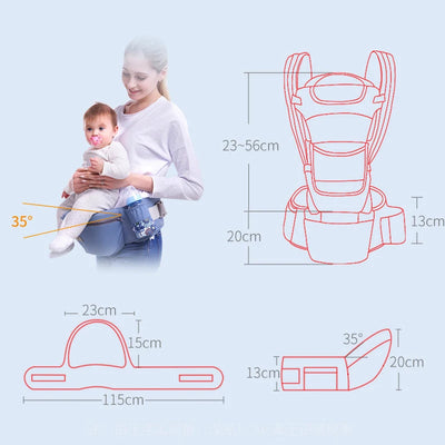 Ergonomic Baby Carrier Backpack Baby Wrap Sling Hipster