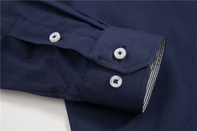 New 100% Cotton Long Sleeve   Slim Formal Casual Shirt