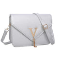 Stone Pattern Handbag Crocodile Leather Crossbody Bags