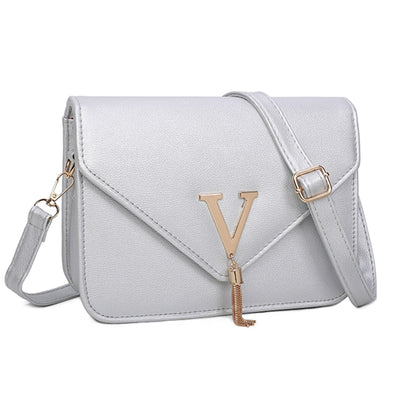 Stone Pattern Handbag Crocodile Leather Crossbody Bags