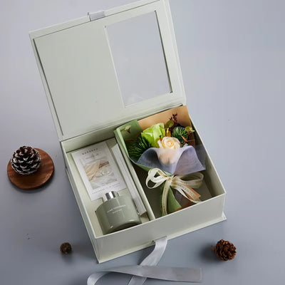 Red  Rose Jewellery  San Valentin Rose Gift Set