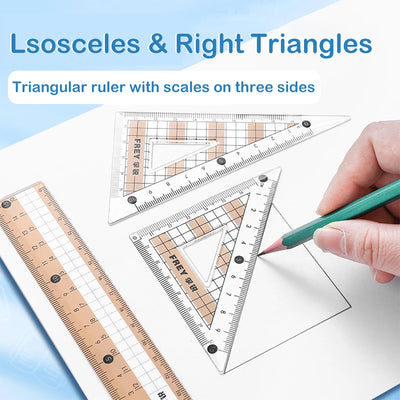 7 Pcs Mathematical Set
