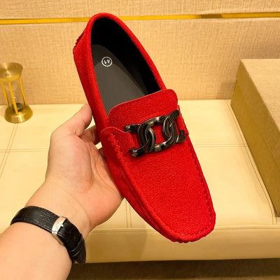 Soft High Quality Suede Leather Loafers for Men