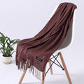 Luxury Solid Cashmere Pashmina Scarfs
