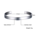 Thin Stainless Steel Bangle Bracelet,  Gifts for Him, Father's Day Gifts
