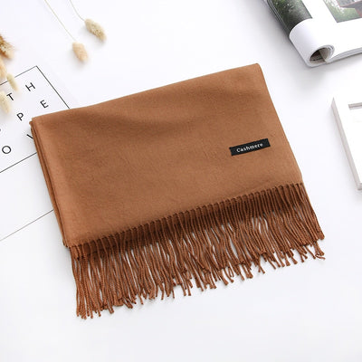 Luxury Solid Cashmere Pashmina Scarfs
