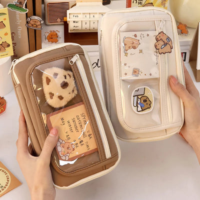 Transparent Pencil Case Pouch Stationery