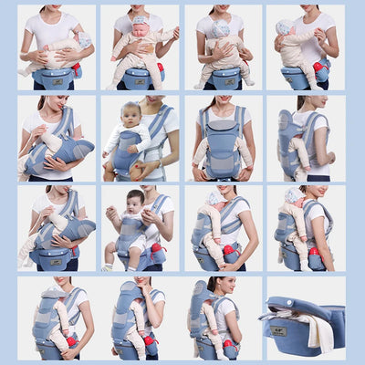 Ergonomic Baby Carrier Backpack Baby Wrap Sling Hipster