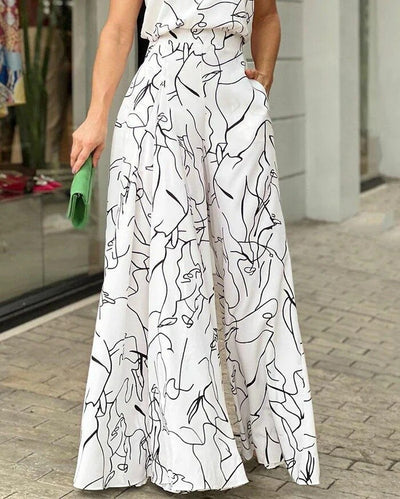 Halter Neck Long Summer Jumpsuit