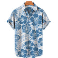 Floral Hawaiian Printed  Beach  Lapel Shirts