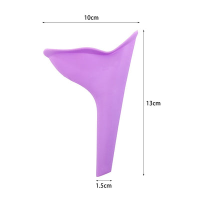 Female's Portable Silicone Urinal Funnel