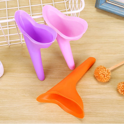 Female's Portable Silicone Urinal Funnel