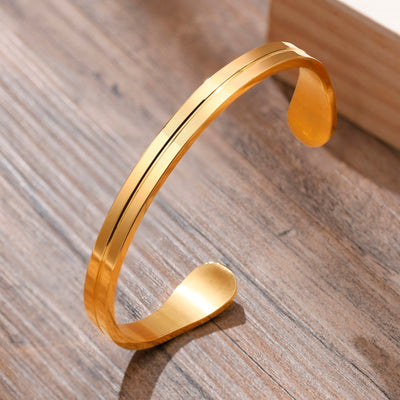 Thin Stainless Steel Bangle Bracelet,  Gifts for Him, Father's Day Gifts