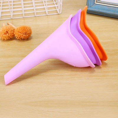 Female's Portable Silicone Urinal Funnel