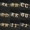 High Quality Gold  A-Z Cufflinks for Men's Luxury Shirt CuffLinks