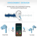 Wireless Earbuds Headphones Bluetooth 5.0 Headphones Noise Cancelling