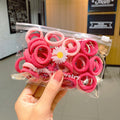 50 pcs/Set Colourful Elastic Ponytail Hair Bands Bobbles