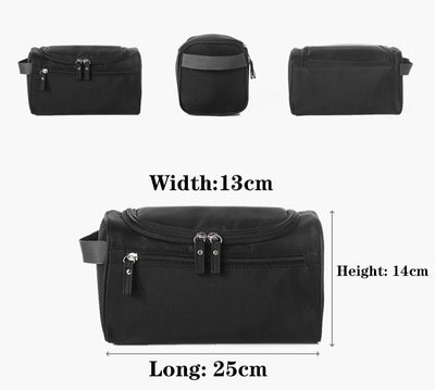 Double Zipper Cosmetic Bag