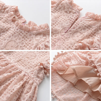 New Summer Brand Hollow Girls Dress