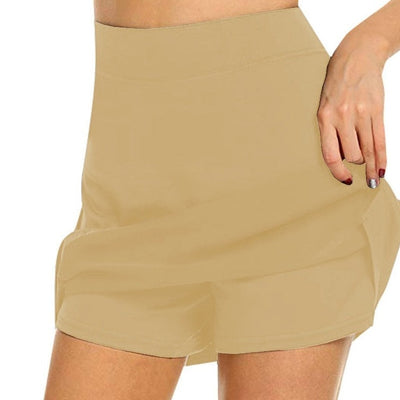 Fashion High Waist Slim Pocket Mini Skirt Pant