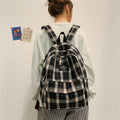 Teenage Ladies Large Capacity Fashion Waterproof Canvas Backpacks