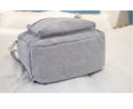 Soft Fabric Striped Corduroy Designer Teenage Girls School Backpack