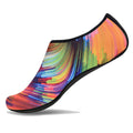 Unisex Swimming Shoes Aqua Beach Socks Big Plus Size Sneaker  Striped Colourful Water Shoes