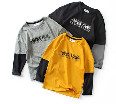 New Style Boys Long Sleeve T-Shirts