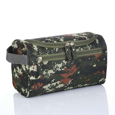 Double Zipper Cosmetic Bag