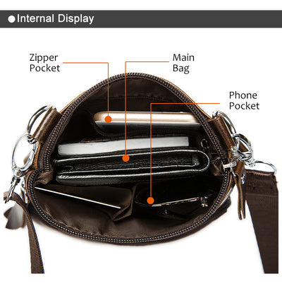 Genuine Leather  Crossbody Shoulder Messenger  Bags
