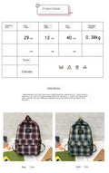 Teenage Ladies Large Capacity Fashion Waterproof Canvas Backpacks