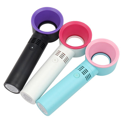 USB Portable Bladeless Rechargeable Handheld Fan Eyelashes Dryer Makeup Tool